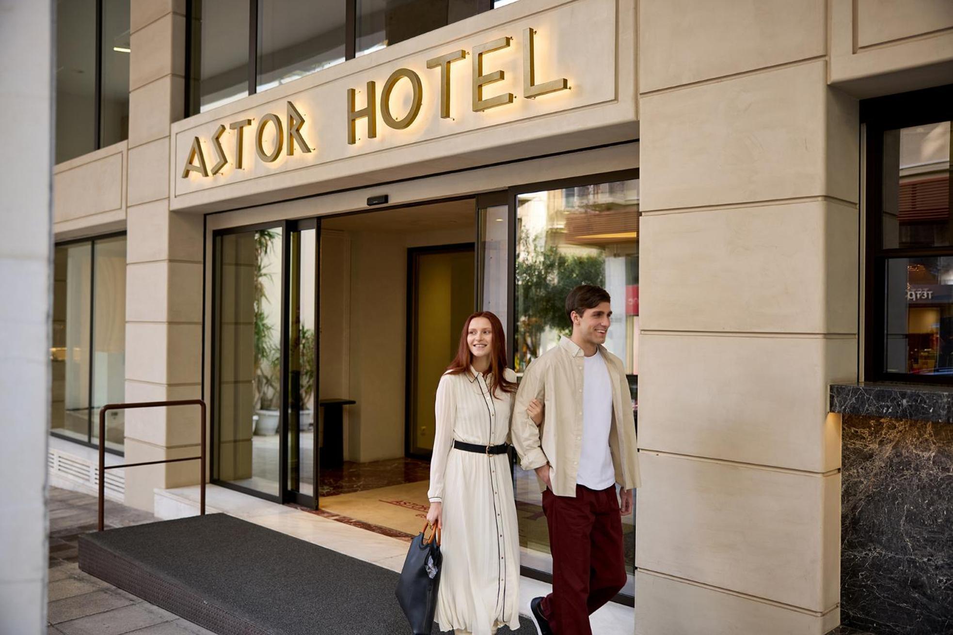 Astor Hotel Athena Bagian luar foto